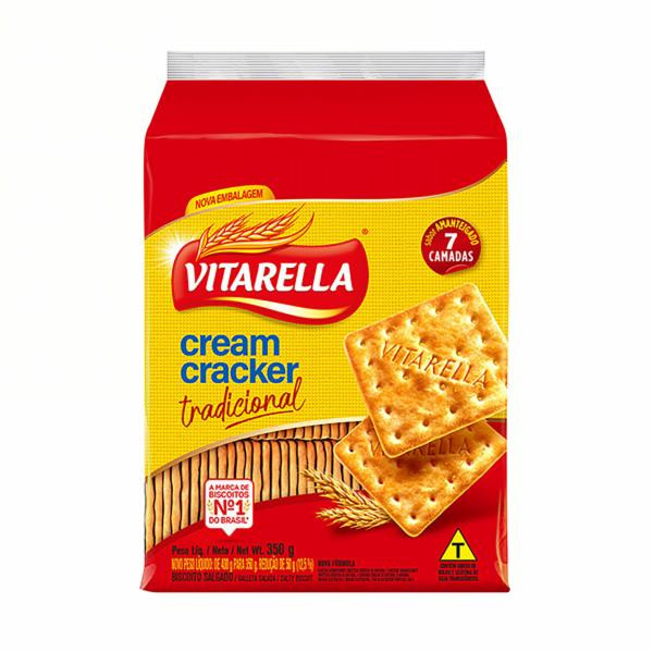 BISCOITO VITARELLA CREAM CRACKER TRADICIONAL 350 G