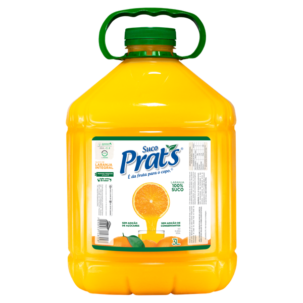 SUCO PRATS LARANJA 3 L