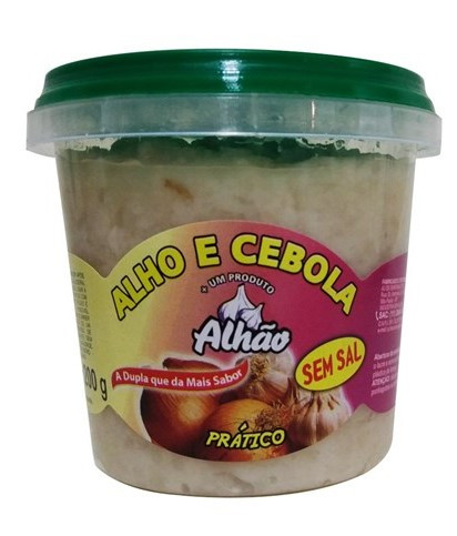 ALHO E CEBOLA ALHÃO SEM SAL 400 G