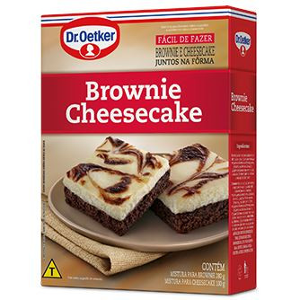 MISTURA DR. OETKER PARA BOLO BROWNIE CHEESECAKE 380 G