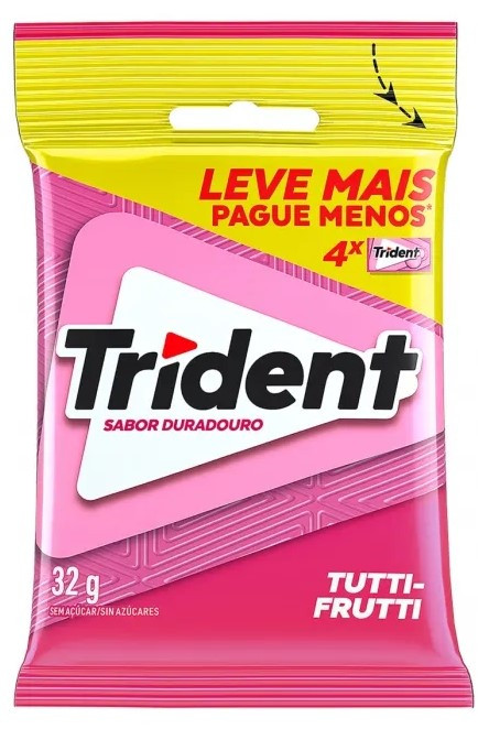 TRIDENT TUTTI FRUTTI COM 4 X 32G