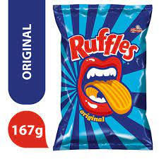 SALGADINHO ELMA CHIPS RUFFLES ORIGINAL 167G