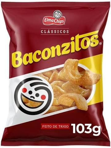 SALGADINHO ELMA CHIPS BACONZITOS 103G