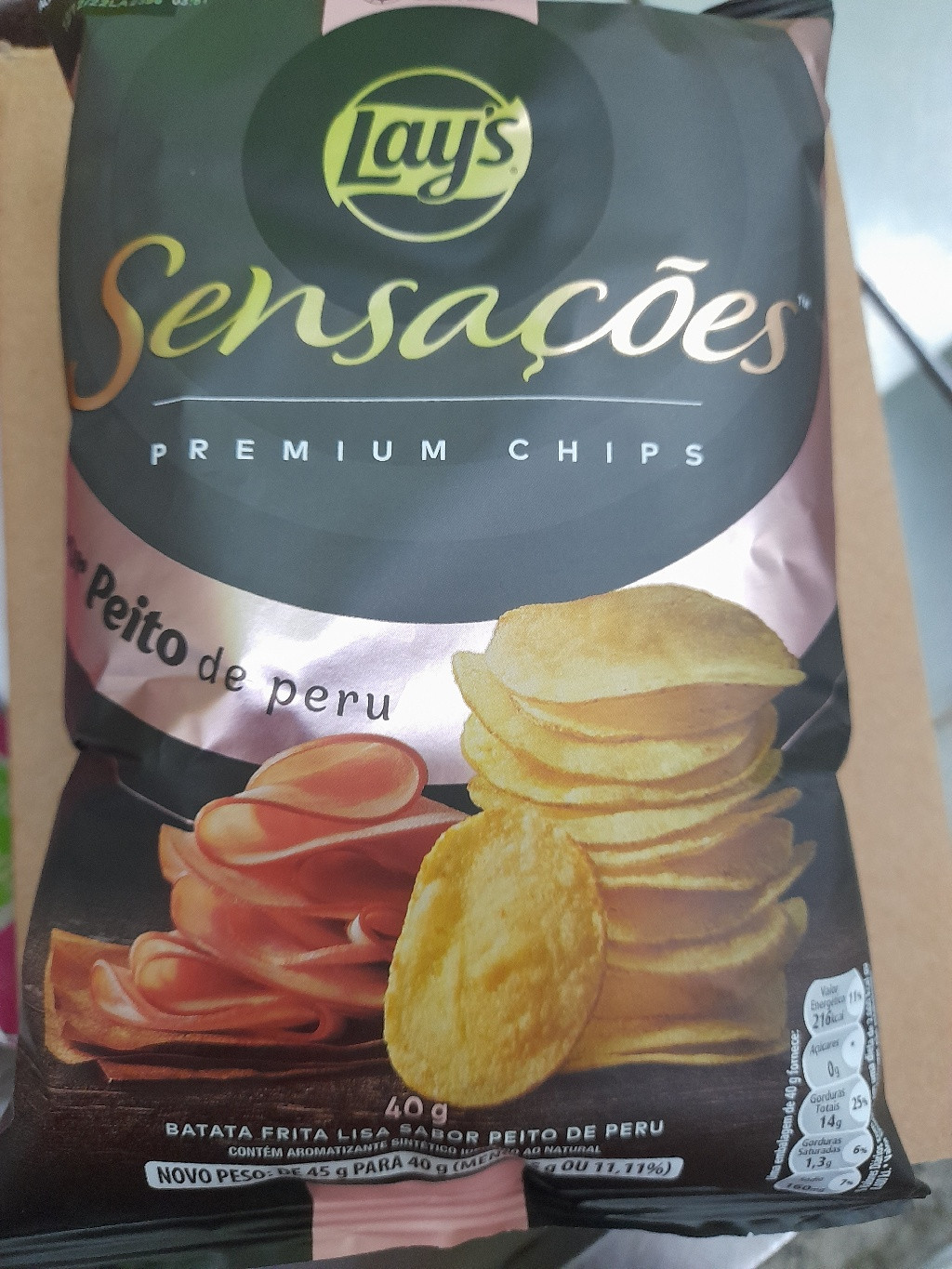 SALGADINHO ELMA CHIPS SENSA 40G NOVO