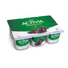 LEITE FERMENTADO DANONE ACTIVIA AMEIXA C/6 510GR