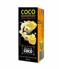 AGUA DE COCO QUADRADO MARACUJA 200ML