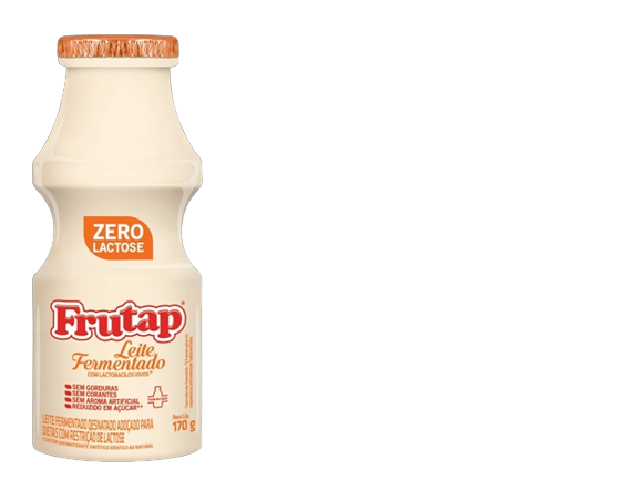 LEITE FERMENTADO FRUTAP ZERO LACTOSE BAUNILHA 170 G