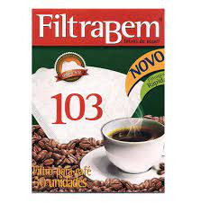 FILTRO DE PAPEL P/CAFE FILTRA BEM 103 C/30