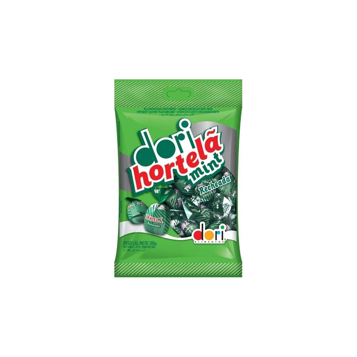 BALA DORI HORTELA MINT RECHEADA 100 G