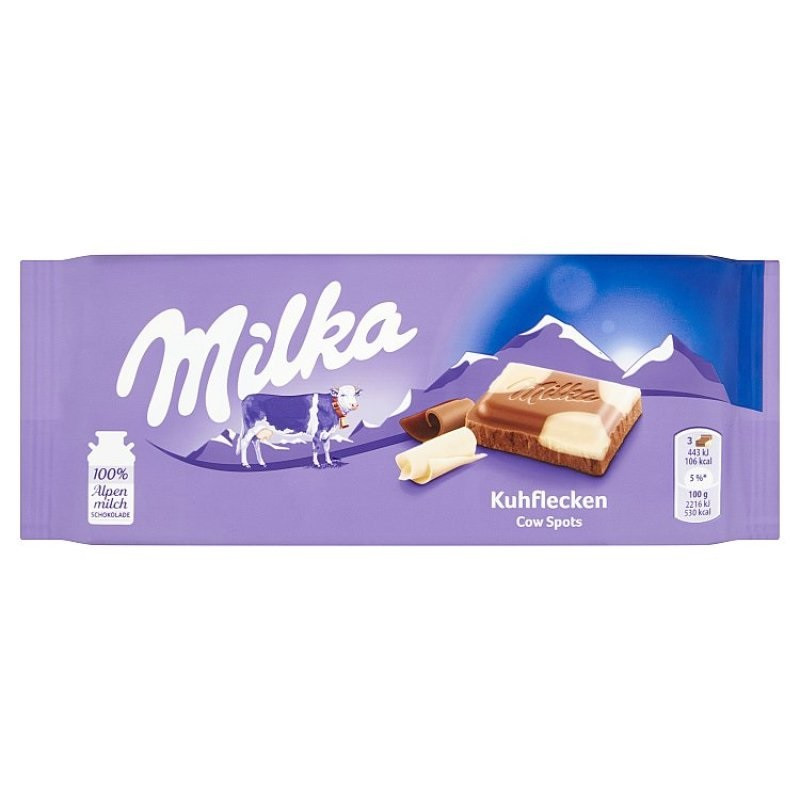 CHOCOLATE MILKA KUHFLECKEN COW SPOTS 100 G