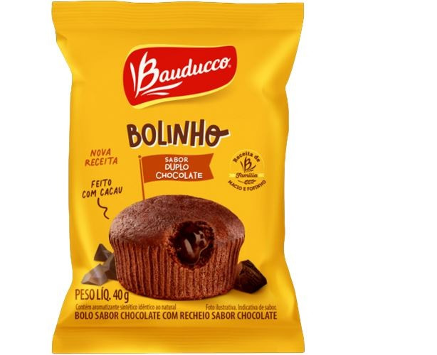 BOLINHO BAUDUCCO DUPLO CHOCOLATE 40 G