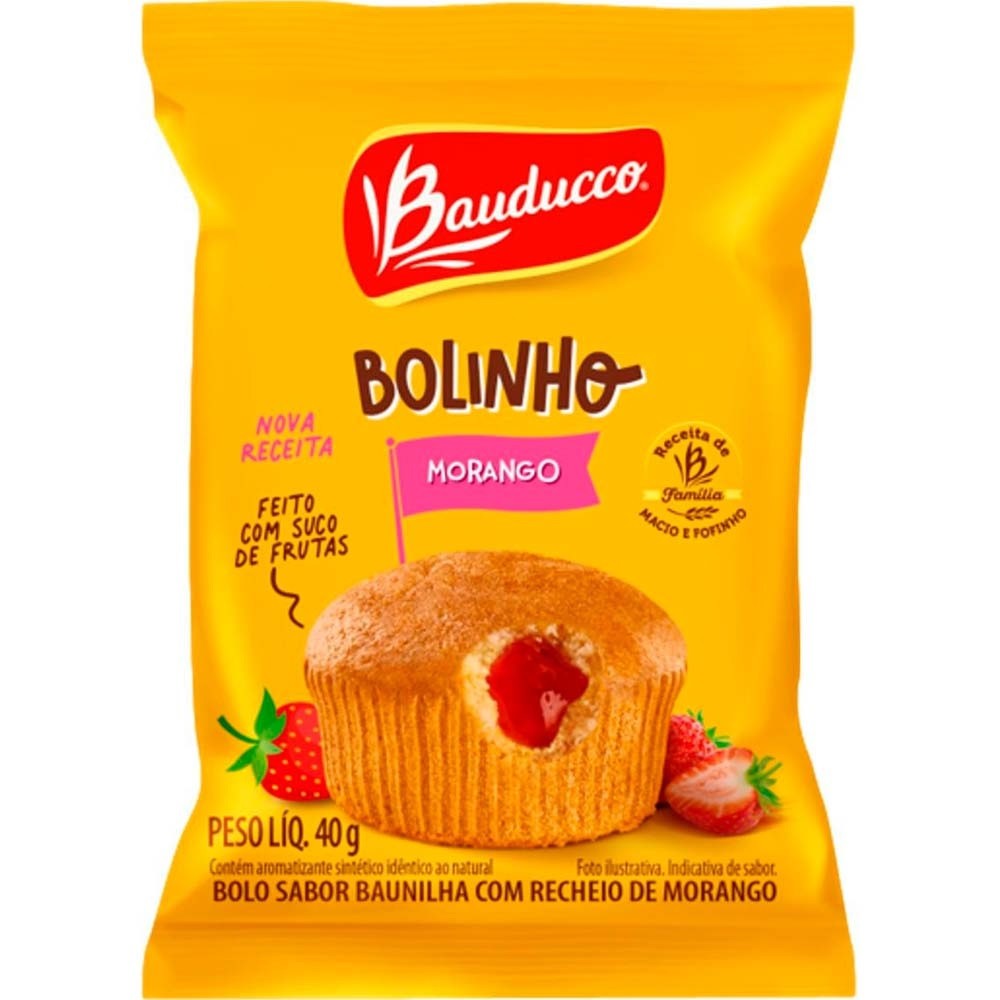 BOLINHO BAUDUCCO MORANGO 40 G