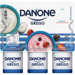 IOGURTE DANONE GREGO ORIGINAL E FRUTAS VERMELHAS 510 G