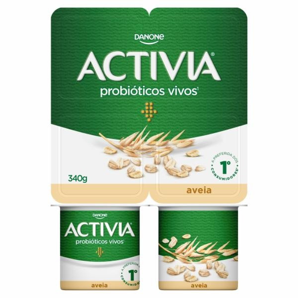 LEITE FERMENTADO DANONE ACTIVIA AVEIA 340 G