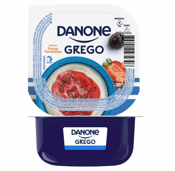 IOGURTE DANONE GREGO FRUTAS VERMELHAS 90 G