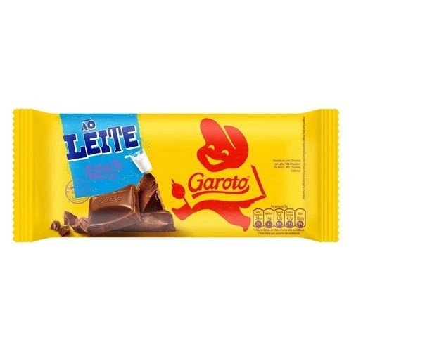 CHOCOLATE GAROTO AO LEITE 80 G