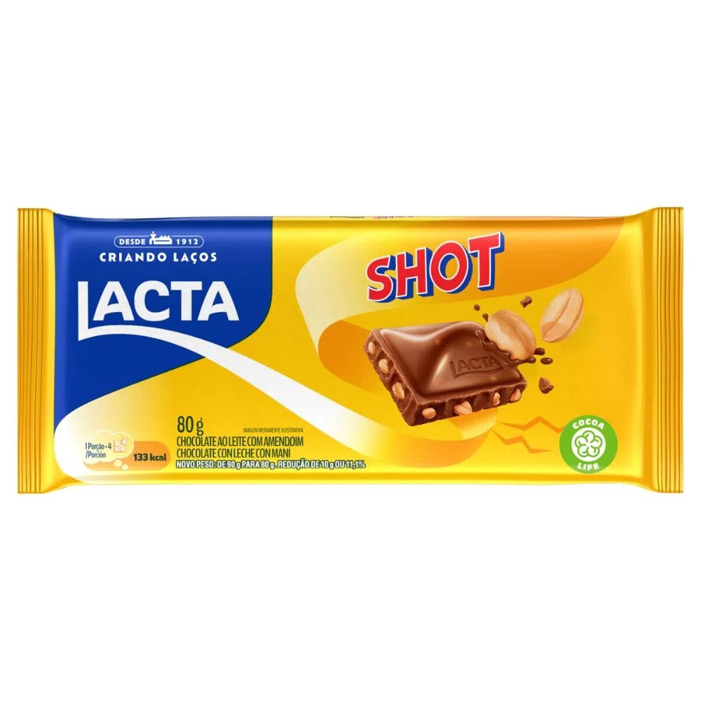 CHOCOLATE LACTA SHOT 80 G
