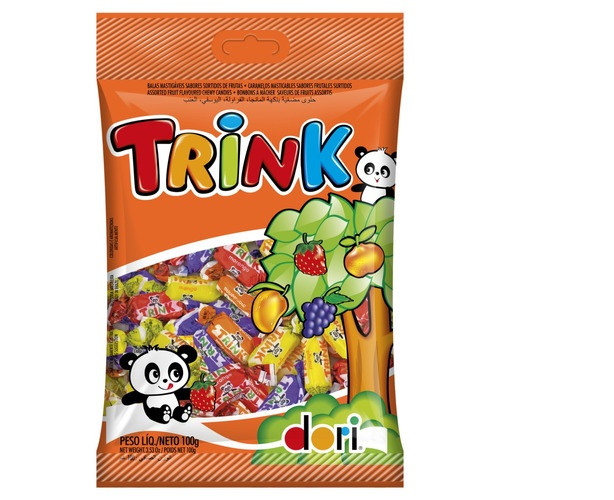 BALA DORI MASTIGAVEL TRINK FRUTAS 100 G