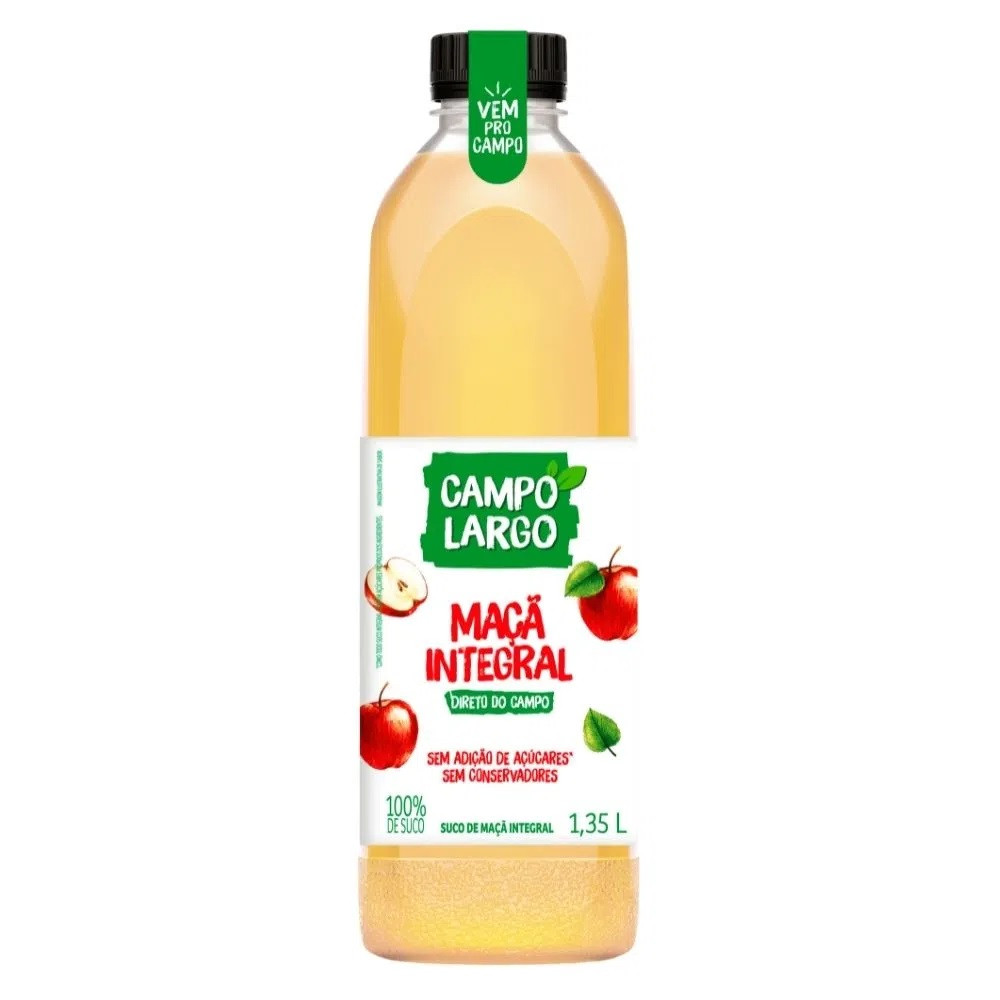 SUCO CAMPO LARGO MACA INTEGRAL 1,350 L