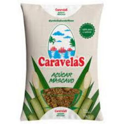 AÇÚCAR CARAVELAS MASCAVO 1 KG