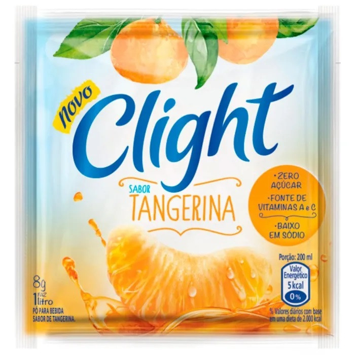 REFRESCO CLIGHT TANGERINA 8 G