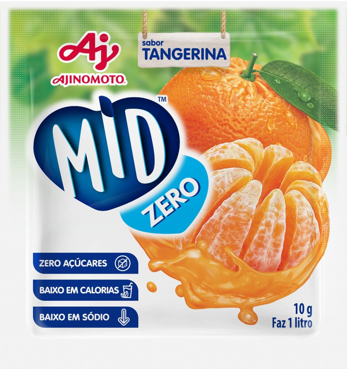 REFRESCO MID ZERO TANGERINA 10 G