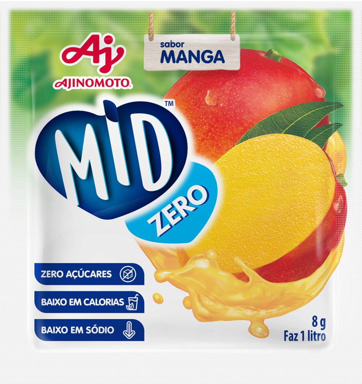 REFRESCO MID ZERO MANGA 8 G