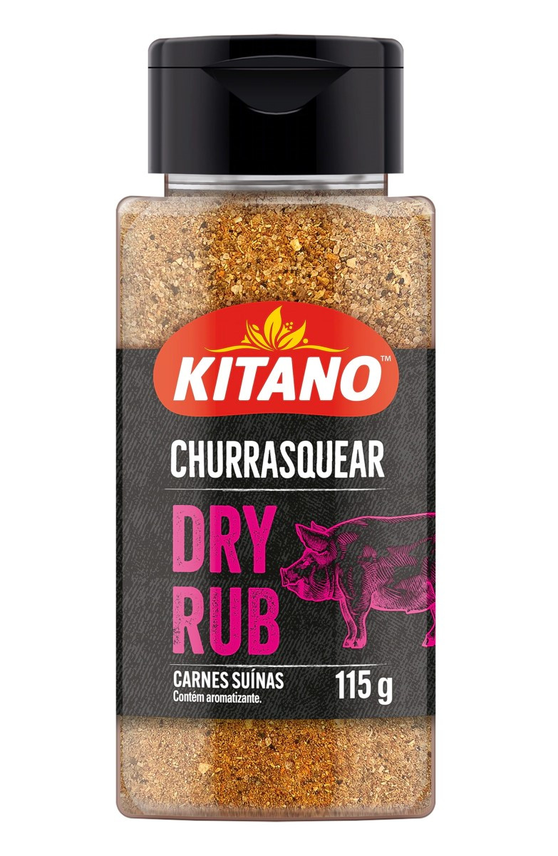 TEMPERO DRY RUB KITANO SUÍNOS 115 G