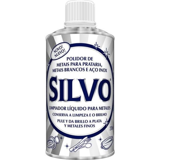 POLIDOR LÍQUIDO PARA METAIS SILVO 200 ML