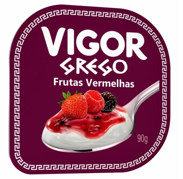 IOGURTE VIGOR GREGO FRUTAS VERMELHAS 90 G