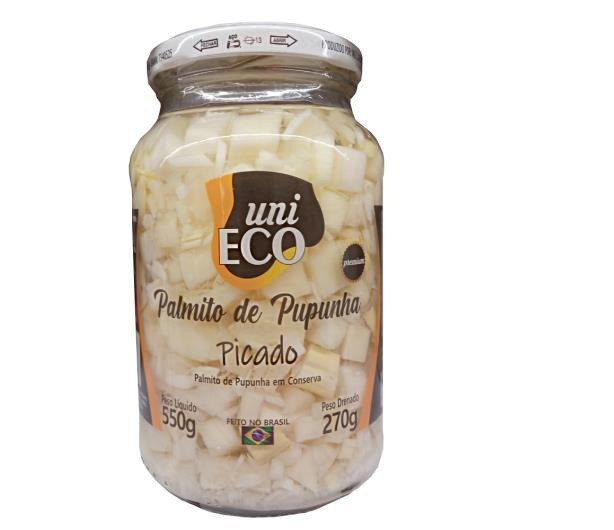 PALMITO DE PUPUNHA UNIECO PICADO 270 G