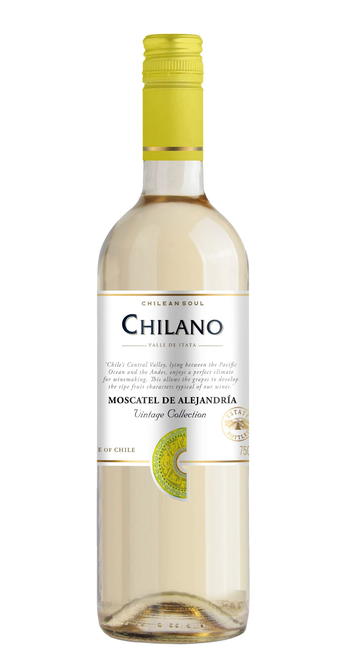 VINHO CHILENO CHILANO MOSCATO BRANCO 750ML