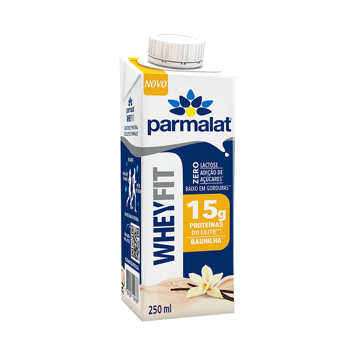 BEBIDA LACTEA PARMALAT WHEY FIT BAUNILHA 250 ML