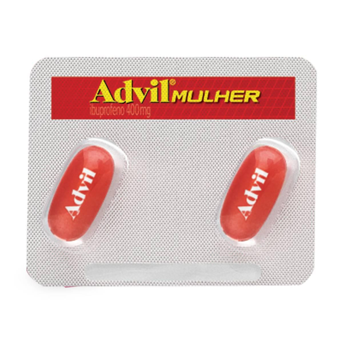 ADVIL MULHER 400MG 2CPS