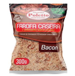 FAROFA CASEIRA POLETTO BACON 300G