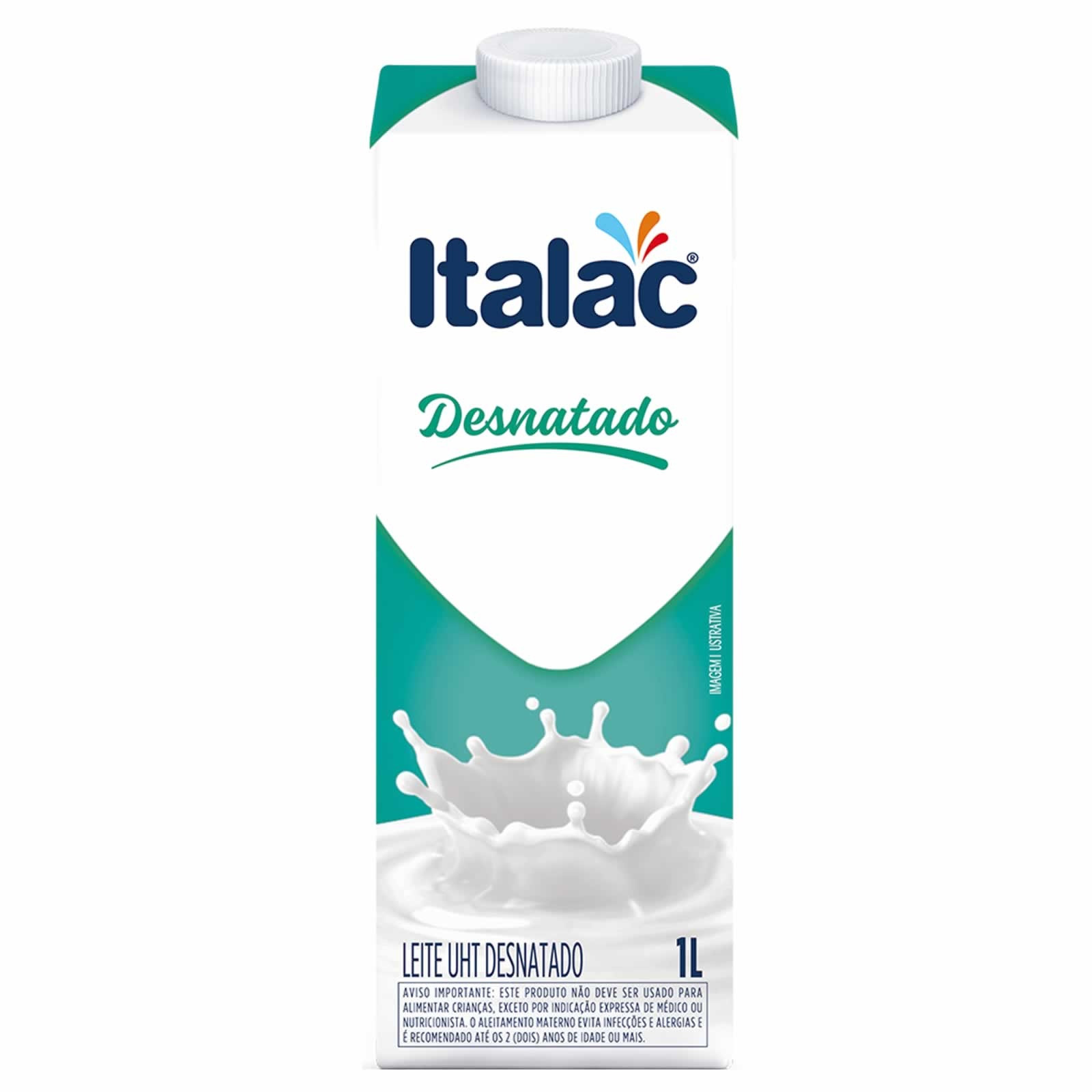 LEITE UHT ITALAC DESNATADO 1 L