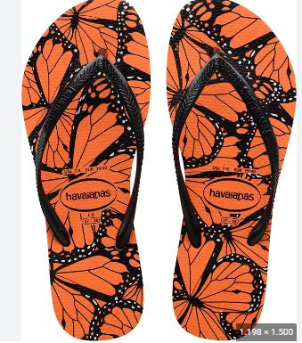 SAND.HAVAIANAS SLIM ANIMALS LARANJA BEG