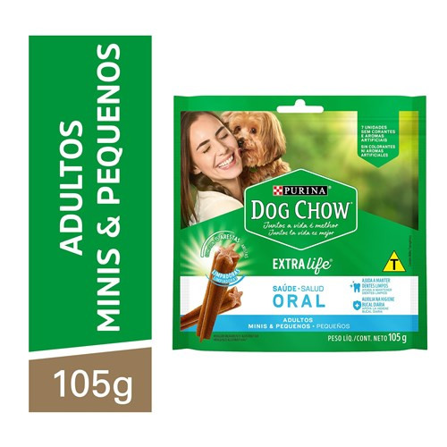 PETISCO DOG CHOW SAUDE BUCAL 105g