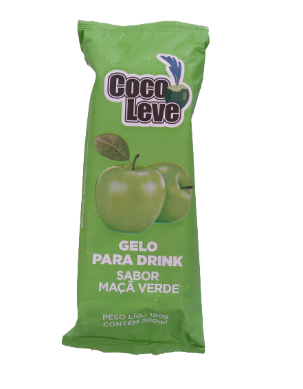 GELO COCO LEVE SABOR MAÇÃ VERDE 190 G