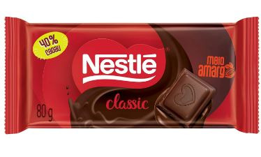 CHOCOLATE NESTLE 80G CLASSIC MEIO AMARGO