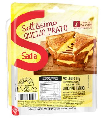 QUEIJO PRATO SADIA 150G