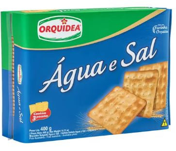 BISCOITO ORQUIDEA AGUA E SAL 320G