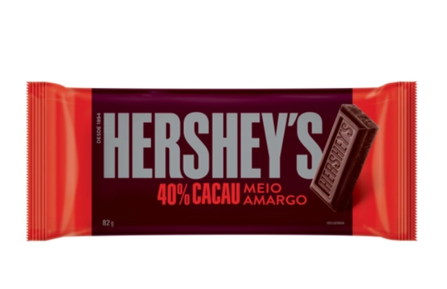 TABLETE MEIO AMARGO 82G HERSHEYS