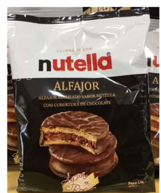 ALFAJOR AGUA NA BOCA NUTELLA 40G