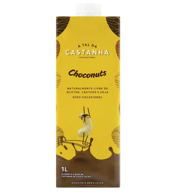 BEBIDA ORGÂNICA A TAL DA CASTANHA CHOCONUTS 1L