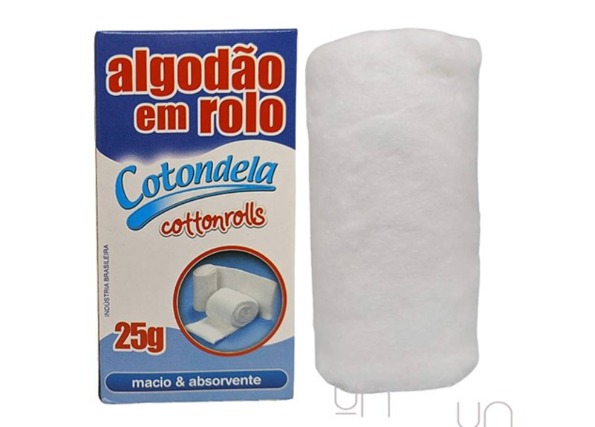 ALGODÃO EM ROLO COTONDELA COTTONROLLS 25G