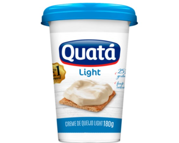 CREME DE QUEIJO QUATA LIGHT 180G