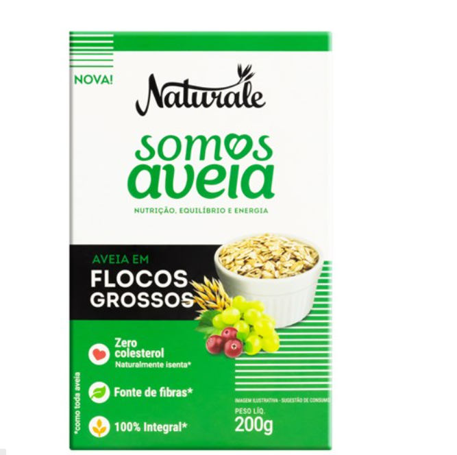 AVEIA NATURALE FLOCOS GROSSOS 200G