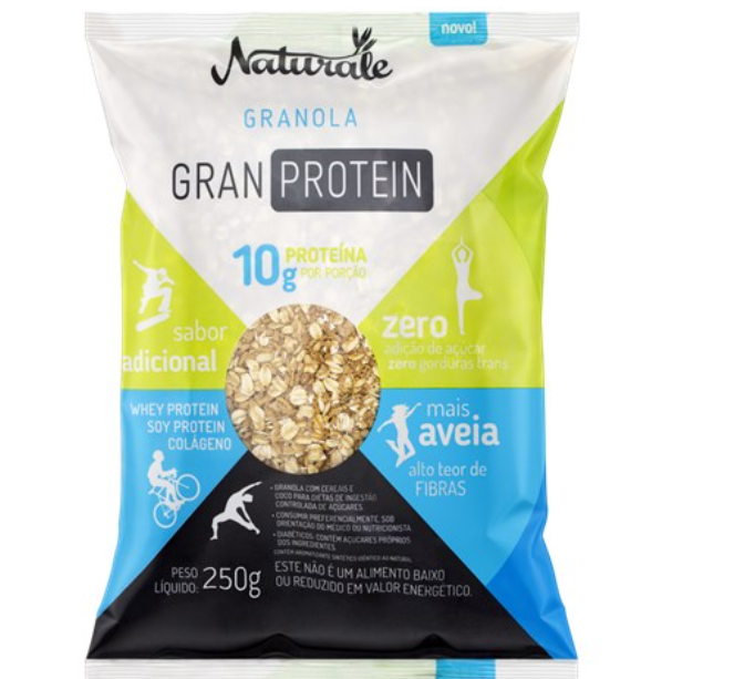 GRANOLA GRAN PROTEIN TRADICIONAL EMBALAGEM 250G