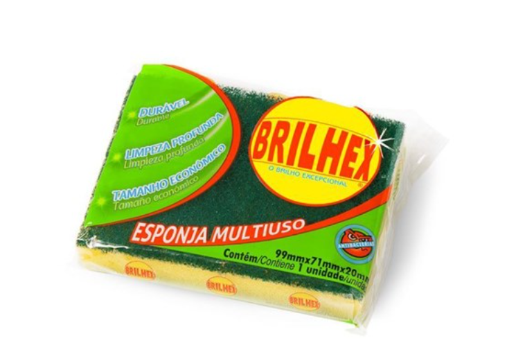 ESPONJA BRILHEX EMBALAGEM 1 UN